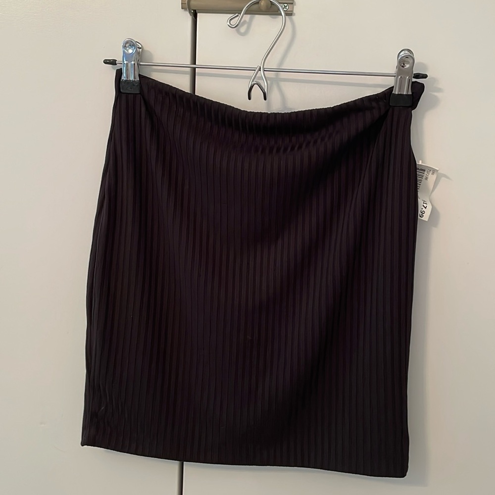 Better Be Black High Waisted Skirt